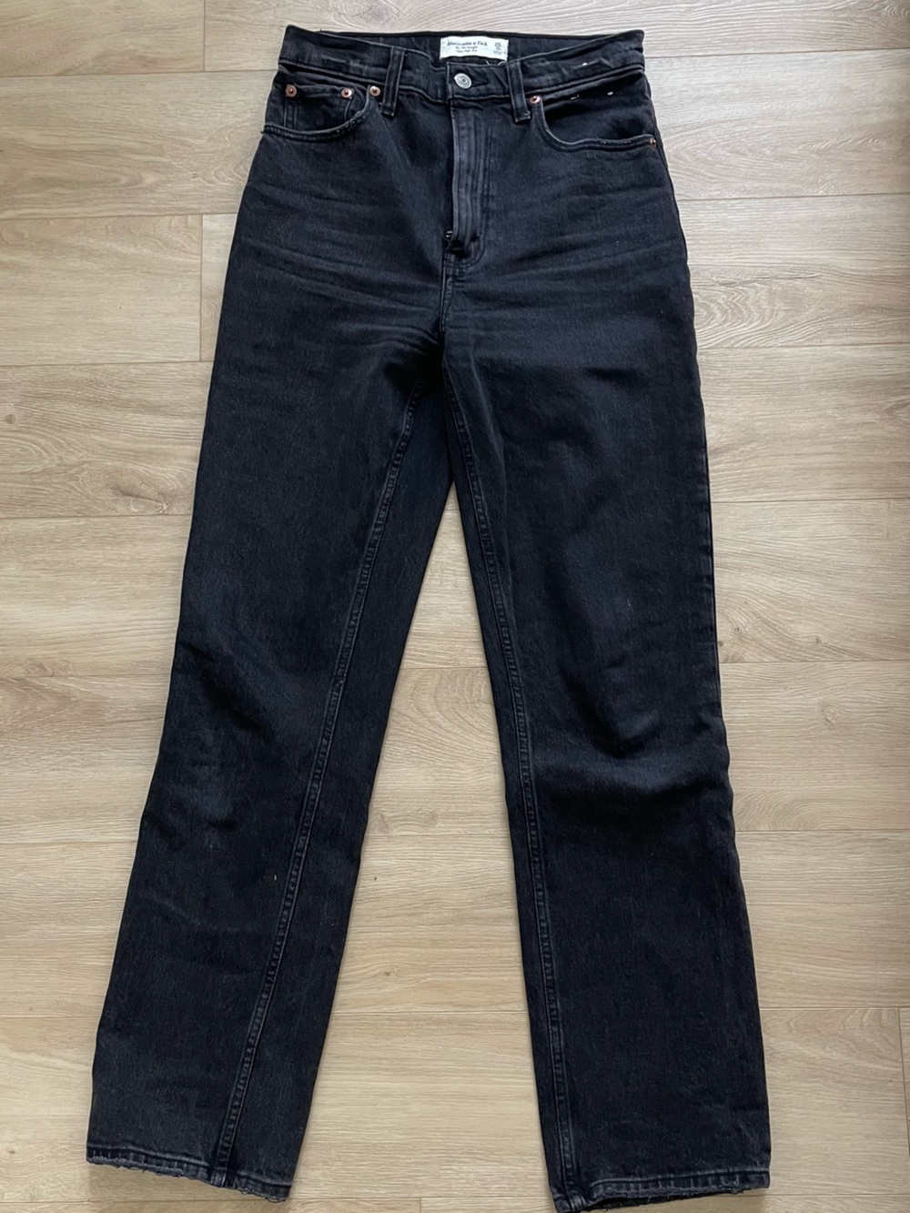 Abercrombie & Fitch Black 90s Straight Jeans
